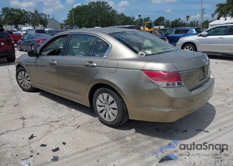 2008 Honda Accord 2.4 Lx from USA, damaged, VIN JHMCP26388C017725